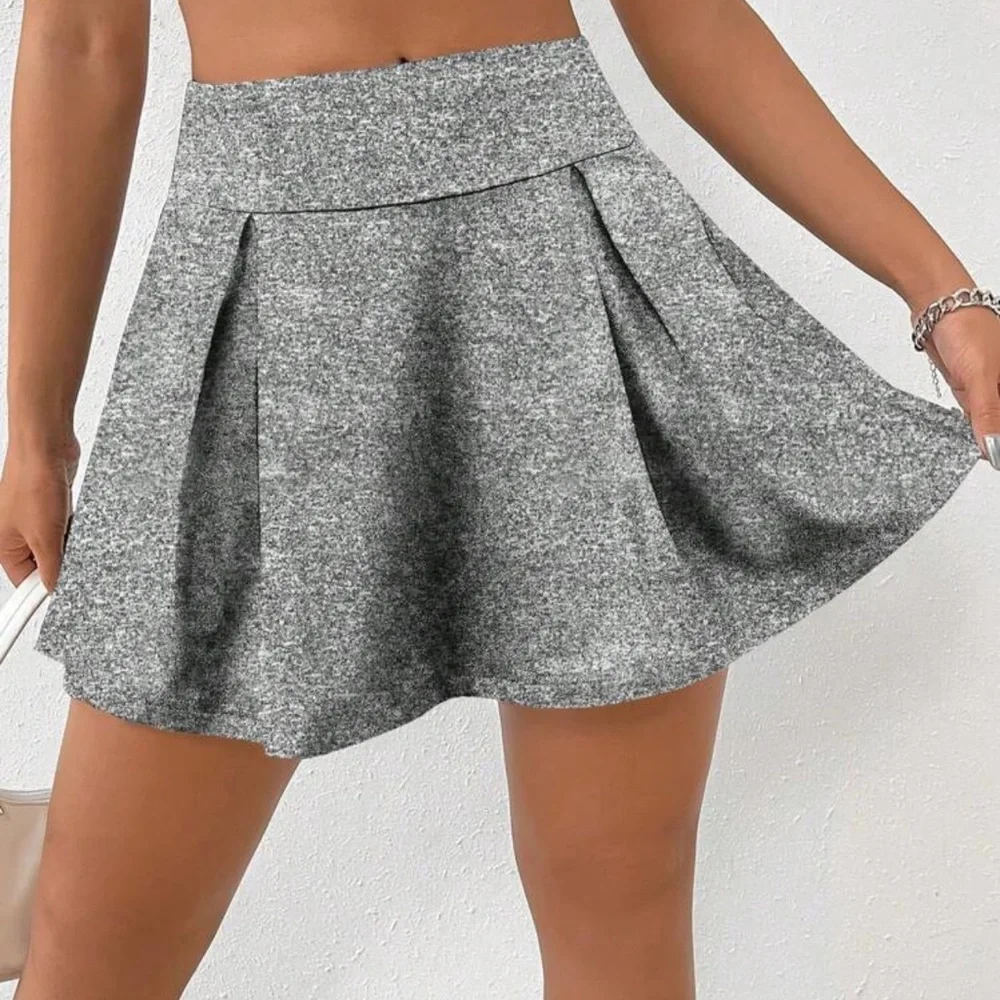 Set of 3 Women's Casual Sports Solid Color Athletic Summer Skirt, Size XS